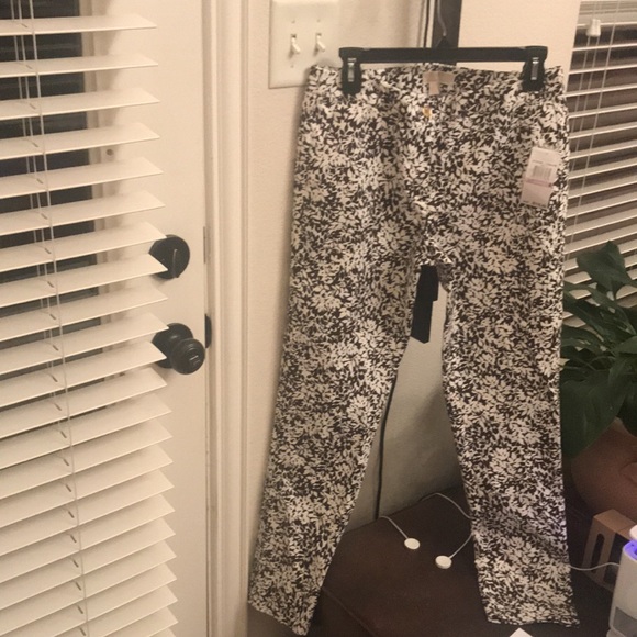 MICHAEL Michael Kors 'Miranda - Bluebell' Print Pants, Size 4, Size 6 - Picture 9 of 9